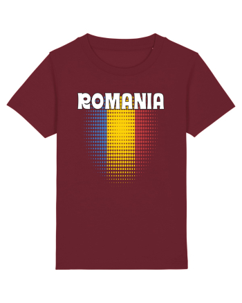 cu iz românesc: România - fundal tricolor #4 Burgundy