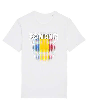 cu iz românesc: România - fundal tricolor #4 White