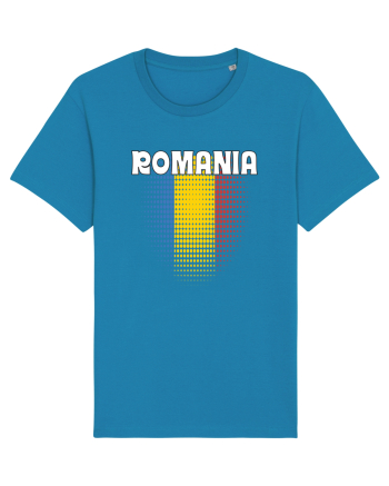 cu iz românesc: România - fundal tricolor #4 Azur
