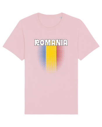 cu iz românesc: România - fundal tricolor #4 Cotton Pink