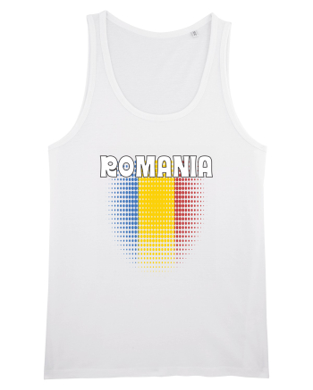 cu iz românesc: România - fundal tricolor #4 White