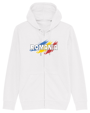 cu iz românesc: România - fundal tricolor #5 White