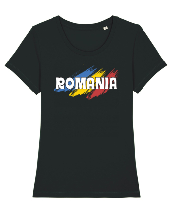 cu iz românesc: România - fundal tricolor #5 Black