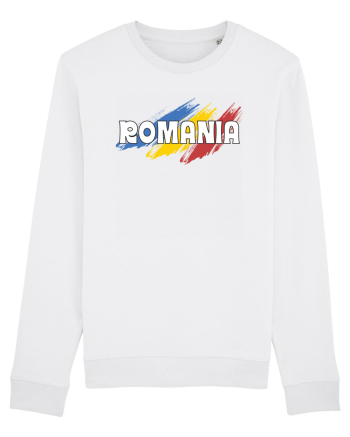 cu iz românesc: România - fundal tricolor #5 White