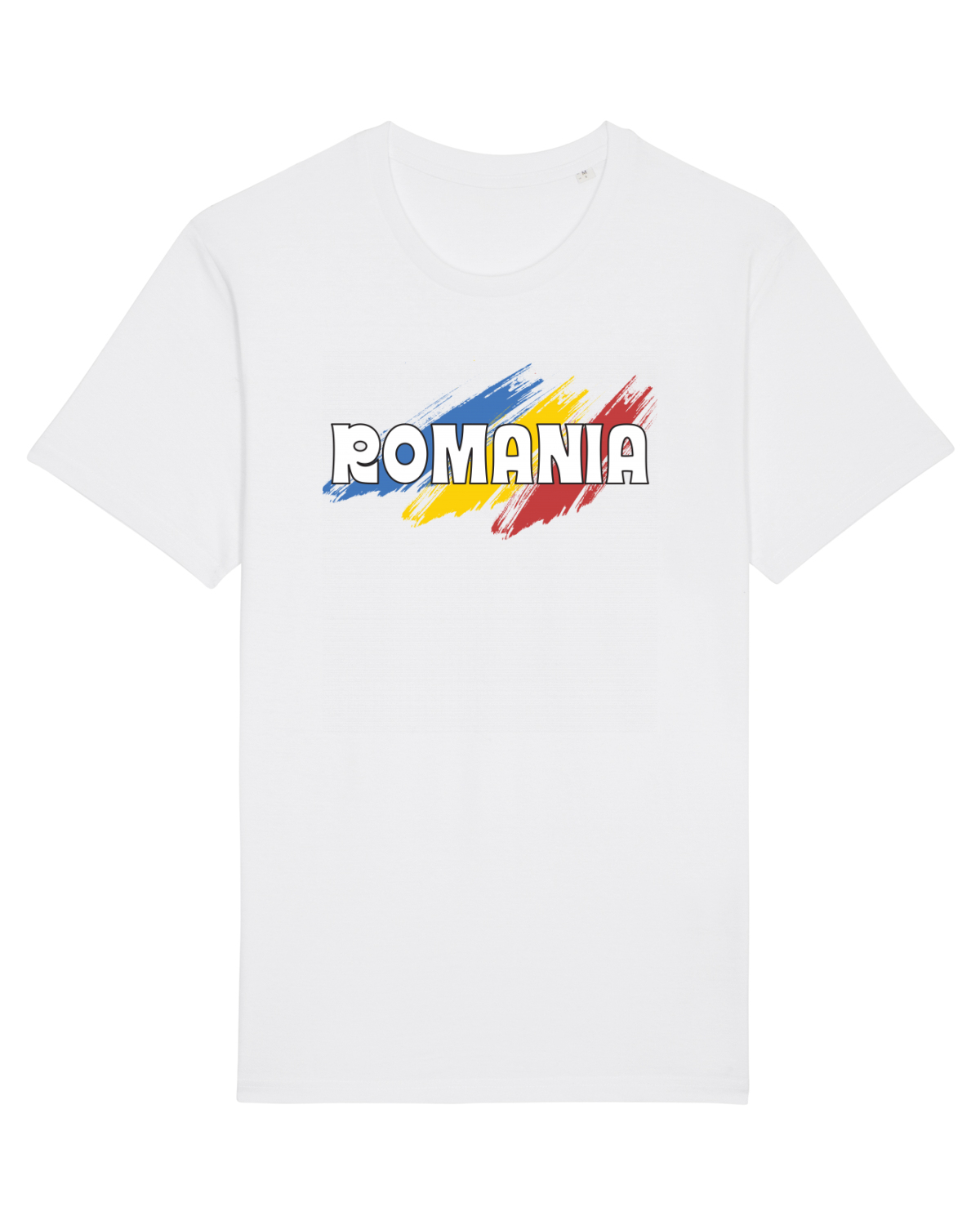 Tricou mânecă scurtă Unisex Rocker White