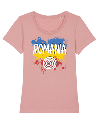 cu iz românesc: România - fundal tricolor #6 Canyon Pink