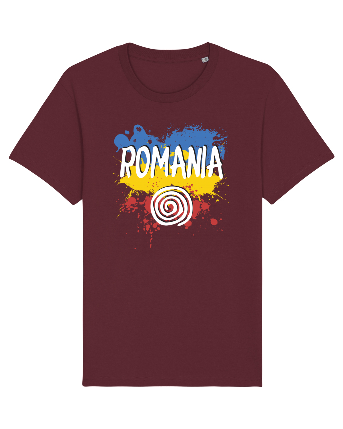 Tricou mânecă scurtă Unisex Rocker Burgundy