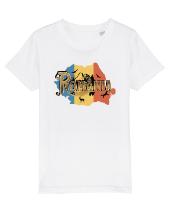 cu iz românesc: România - hartă decorată White