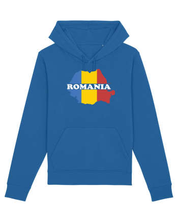 cu iz românesc: România - hartă tricoloră Royal Blue