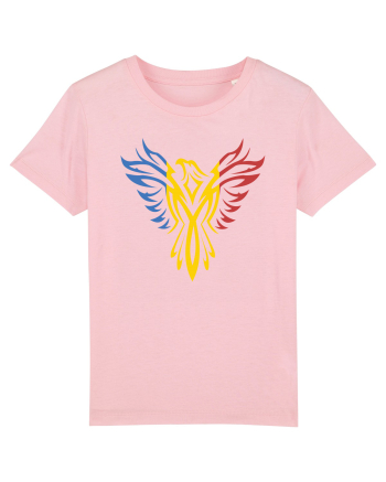 cu iz românesc: România - Phoenix tricolor Cotton Pink
