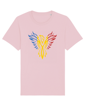 cu iz românesc: România - Phoenix tricolor Cotton Pink