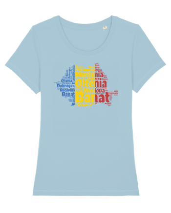 cu iz românesc: România - regiuni geografice Sky Blue