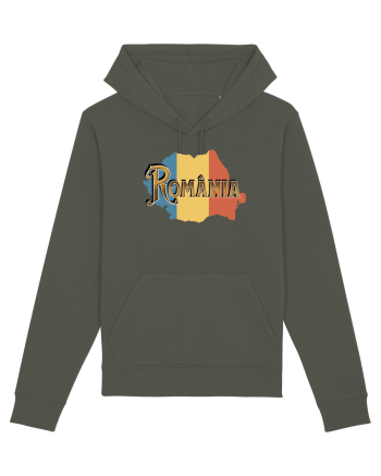 cu iz românesc: România - text decorativ Khaki