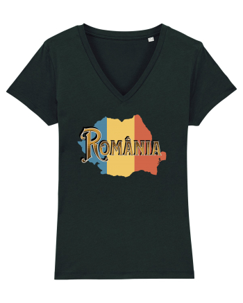 cu iz românesc: România - text decorativ Black
