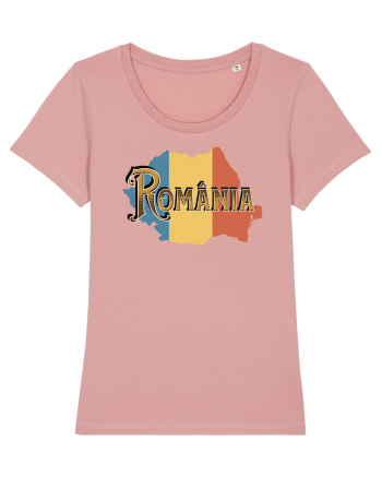 cu iz românesc: România - text decorativ Canyon Pink