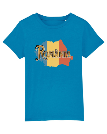 cu iz românesc: România - text decorativ Azur