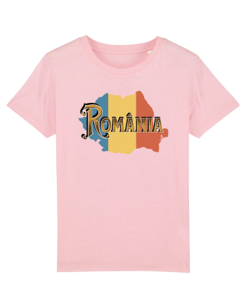 cu iz românesc: România - text decorativ Cotton Pink