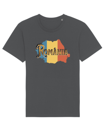 cu iz românesc: România - text decorativ Anthracite