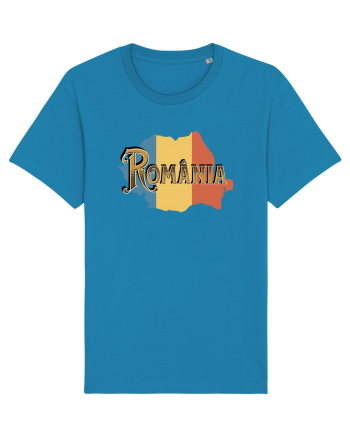 cu iz românesc: România - text decorativ Azur