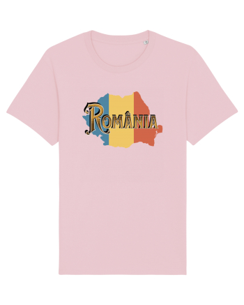 cu iz românesc: România - text decorativ Cotton Pink