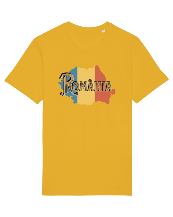 cu iz românesc: România - text decorativ Spectra Yellow