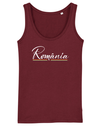 cu iz românesc: România subliniată Burgundy