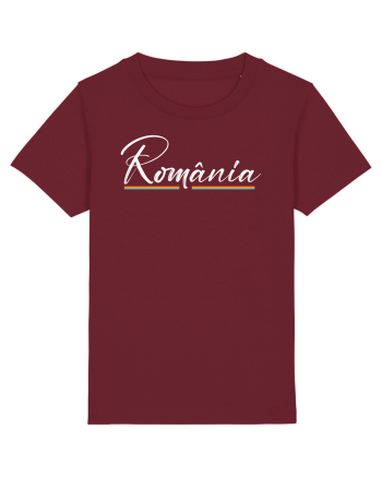 cu iz românesc: România subliniată Burgundy