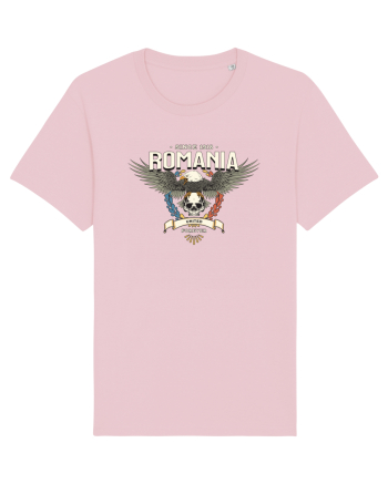 cu iz românesc: Romania united forever Cotton Pink