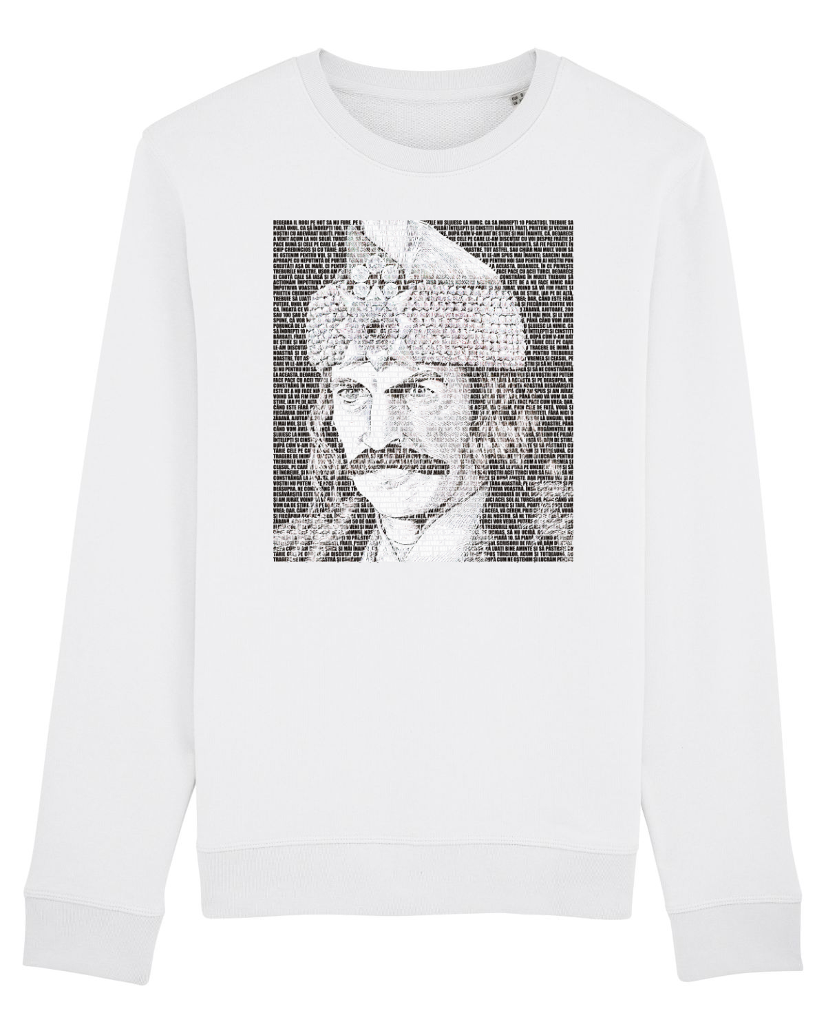 Bluză mânecă lungă Unisex Rise White