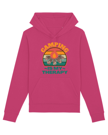 Camping Is My Therapy Raspberry