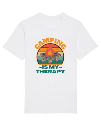 Camping Is My Therapy White