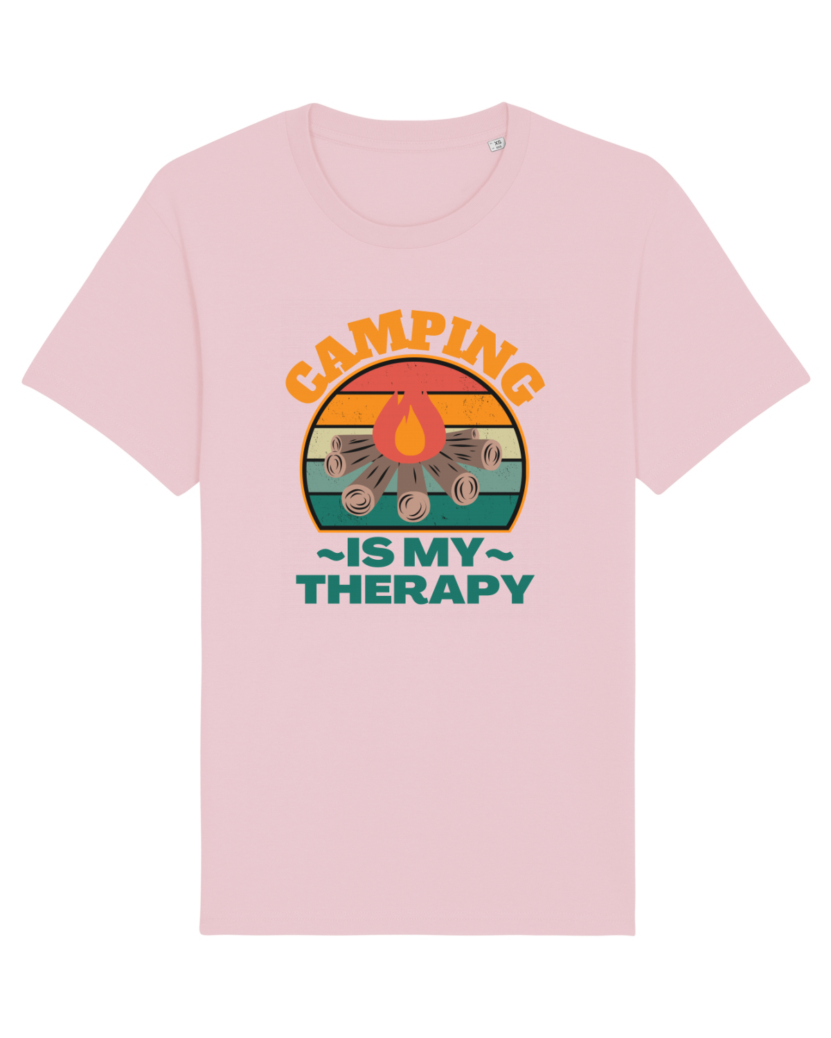 Tricou mânecă scurtă Unisex Rocker Cotton Pink