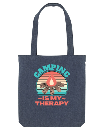 Camping Is My Therapy Midnight Blue