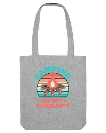 Camping Is My Therapy Heather Grey