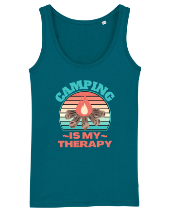 Camping Is My Therapy Ocean Depth
