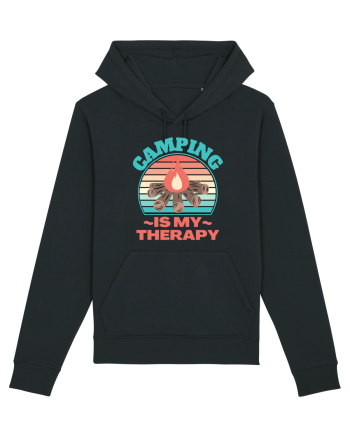 Camping Is My Therapy Black
