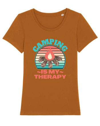 Camping Is My Therapy Roasted Orange