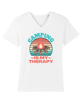Camping Is My Therapy White