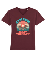 Camping Is My Therapy Tricou mânecă scurtă guler V Bărbat Presenter