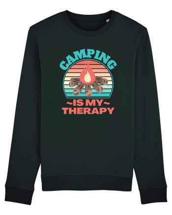 Camping Is My Therapy Black
