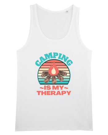 Camping Is My Therapy White