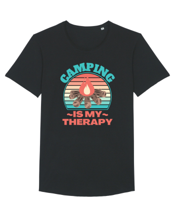 Camping Is My Therapy Black