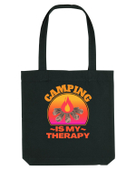 Camping Is My Therapy Sacoșă textilă