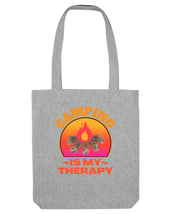 Camping Is My Therapy Heather Grey