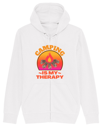 Camping Is My Therapy White