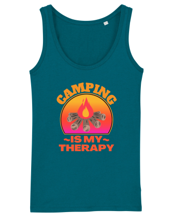 Camping Is My Therapy Ocean Depth