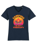 Camping Is My Therapy Tricou mânecă scurtă guler V Bărbat Presenter
