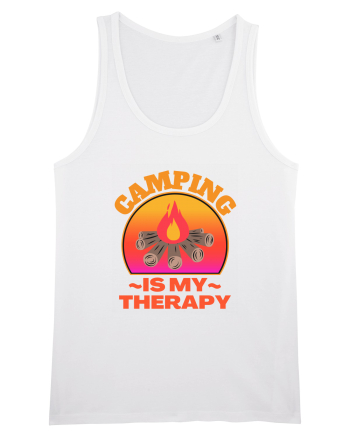 Camping Is My Therapy White