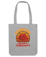 Camping Is My Therapy Sacoșă textilă