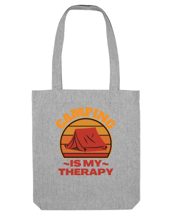 Camping Is My Therapy Heather Grey